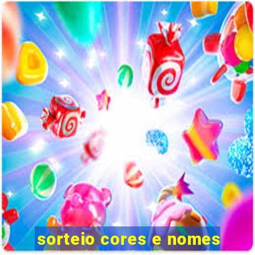 sorteio cores e nomes