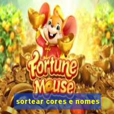 sortear cores e nomes