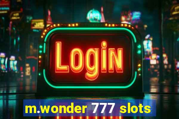 m.wonder 777 slots