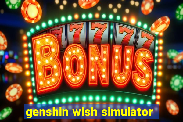 genshin wish simulator