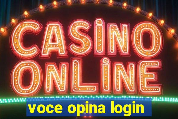 voce opina login