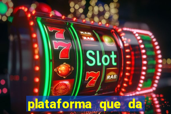 plataforma que da para depositar 1 real