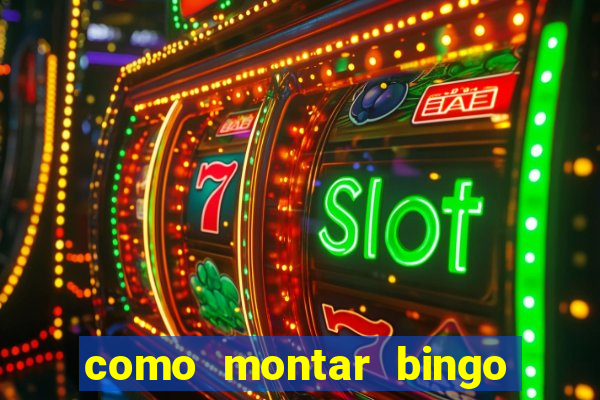 como montar bingo brinquedos toia