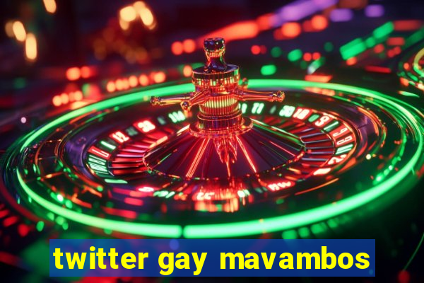 twitter gay mavambos