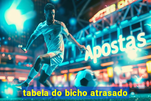 tabela do bicho atrasado