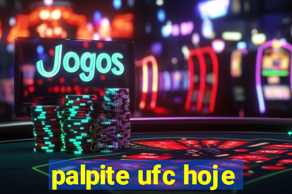 palpite ufc hoje