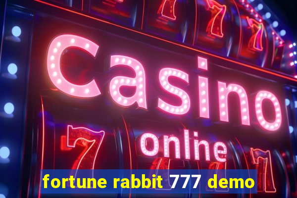 fortune rabbit 777 demo