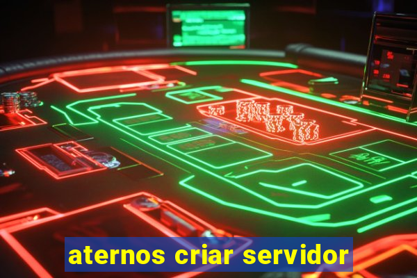 aternos criar servidor