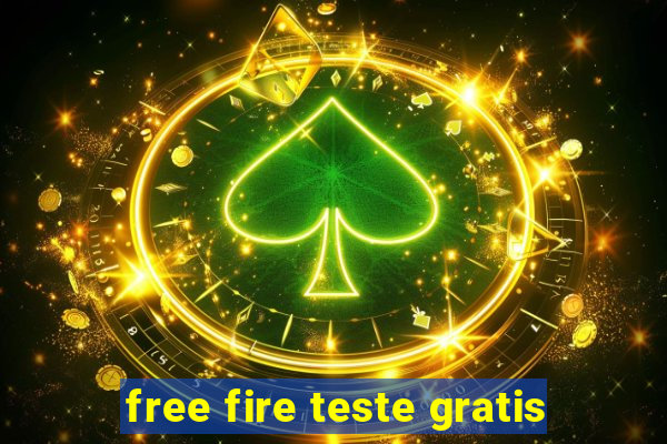 free fire teste gratis