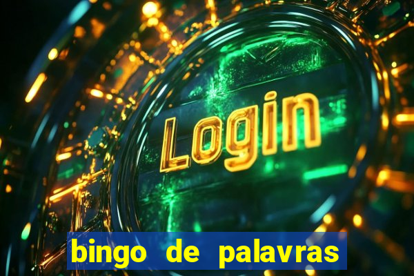 bingo de palavras de natal