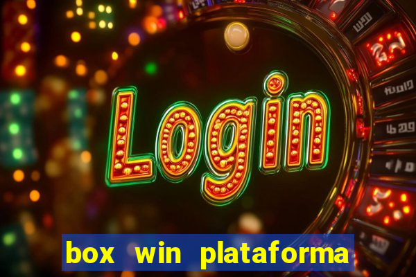 box win plataforma de jogos