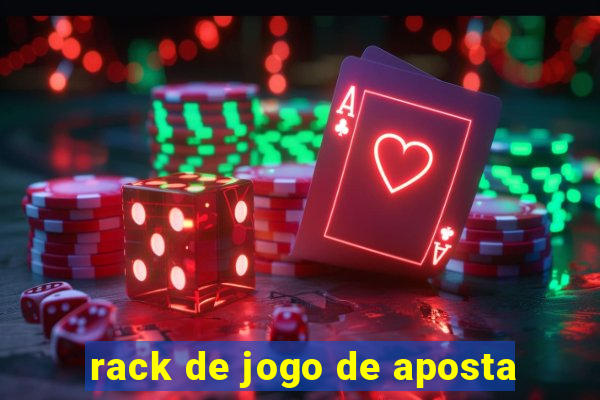 rack de jogo de aposta