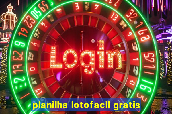 planilha lotofacil gratis