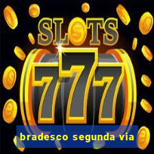 bradesco segunda via