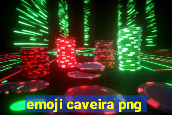 emoji caveira png