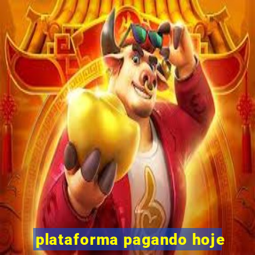 plataforma pagando hoje