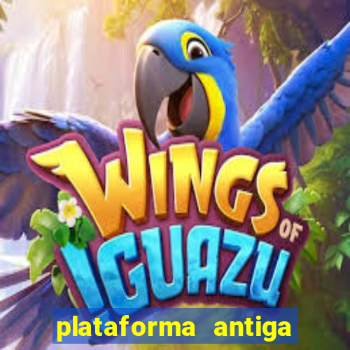 plataforma antiga de jogos