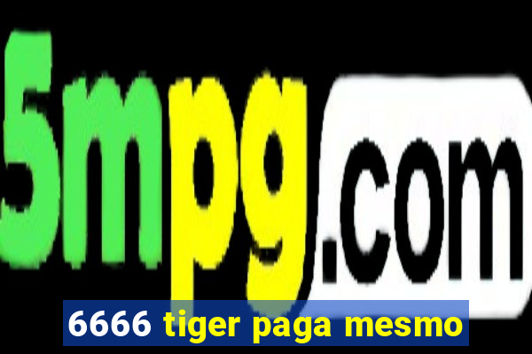 6666 tiger paga mesmo