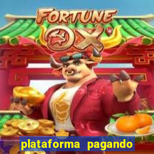 plataforma pagando no cadastro bet