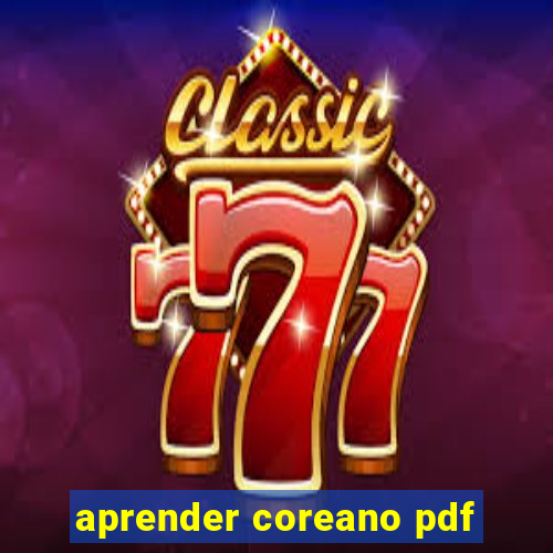 aprender coreano pdf