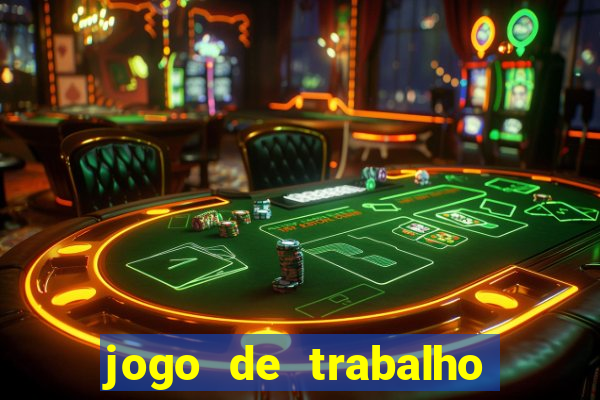 jogo de trabalho no escritório