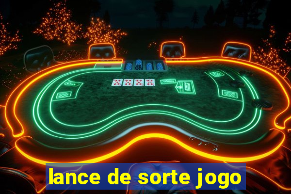 lance de sorte jogo
