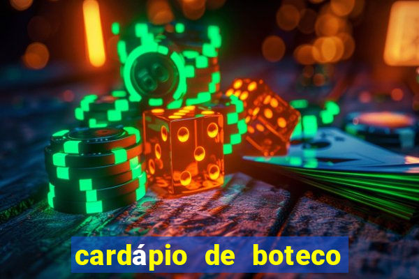 cardápio de boteco pinguim assis brasil