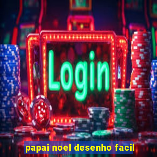 papai noel desenho facil