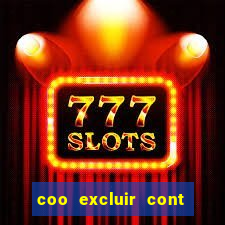 coo excluir cont f12 bet