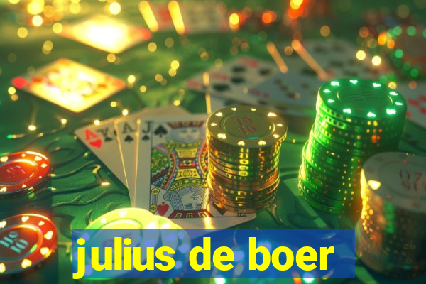 julius de boer