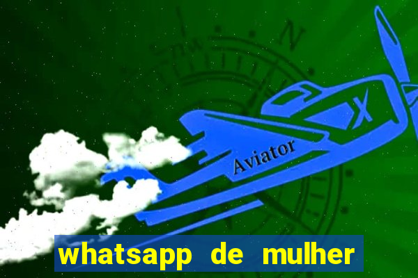 whatsapp de mulher de programa
