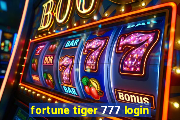 fortune tiger 777 login