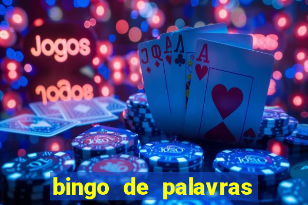 bingo de palavras cha de bebe