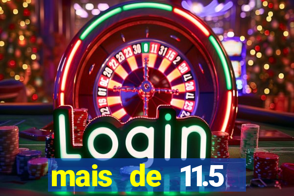 mais de 11.5 escanteios o que significa